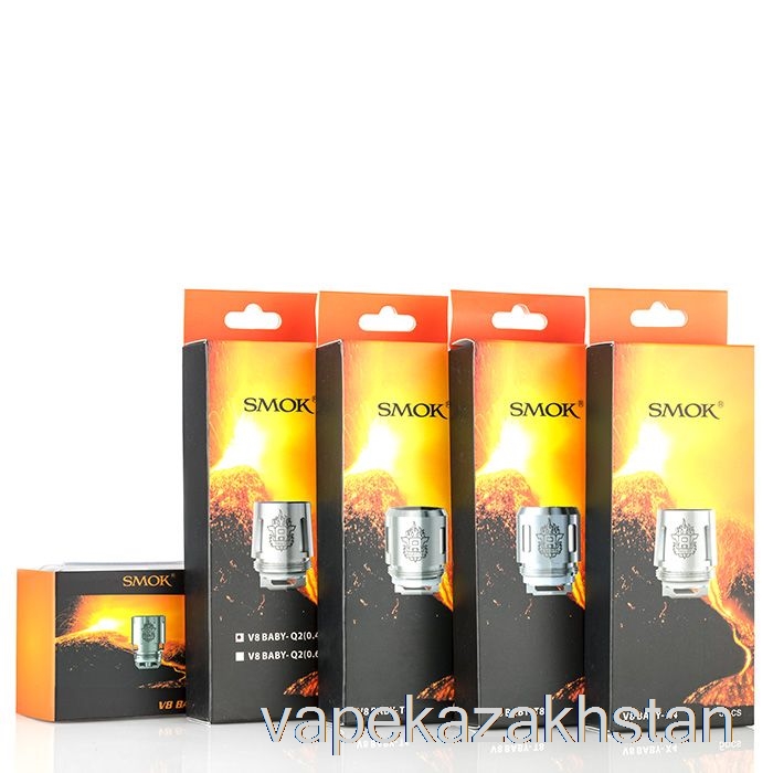 Vape Kazakhstan SMOK TFV8 Baby Replacement Coils 0.25ohm V8 Baby-M2 Dual Core